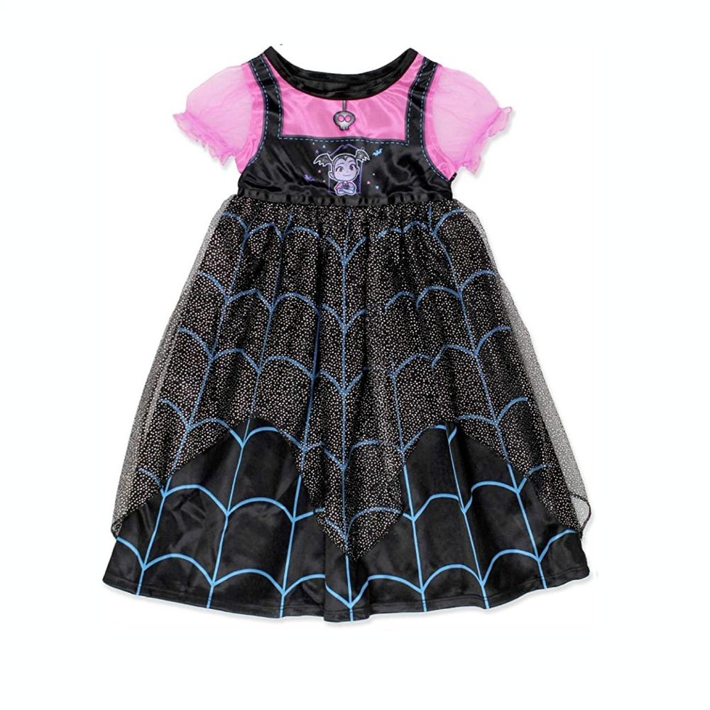 Girls Disney Vampirina Girls Fantasy Princess Nightgown Pajamas 2T